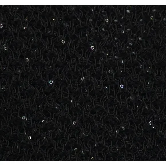 Asta Resort Grace Sequined Crochet Crop Tank Top XS Black NEW NWT - Picture 5 of 13